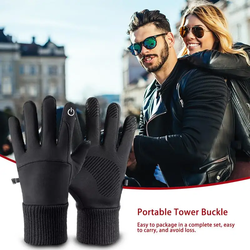 

Warm Gloves With Touchscreen Fingers Lightweight Touchscreen Warm Running Gloves Snow Outdoor Activities Running Cycling