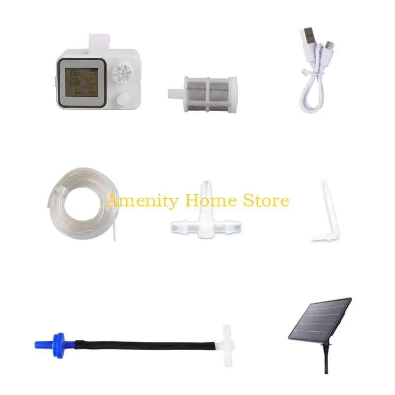 F26C Sun Powered Automatic Irrigation Equipment With Low Battery Notification And 30 Day Setting