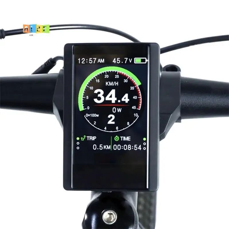 

A12E-New Colorful Screen Display P850C Speedometer Spare Parts With 9-Level Assist For Bafang Electric Bicycle BBS01B BBS02B BBS