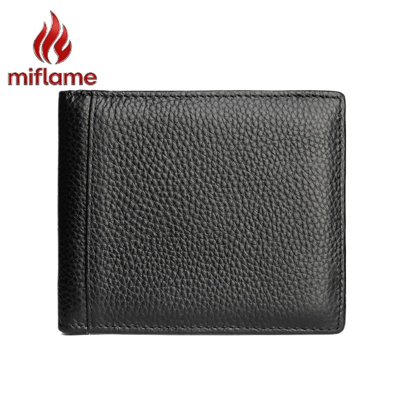 Genuine Leather Bifold Wallet for Men Women with Luxury Oiled Leather Multiple Card Slots and Coin Pocket Casual