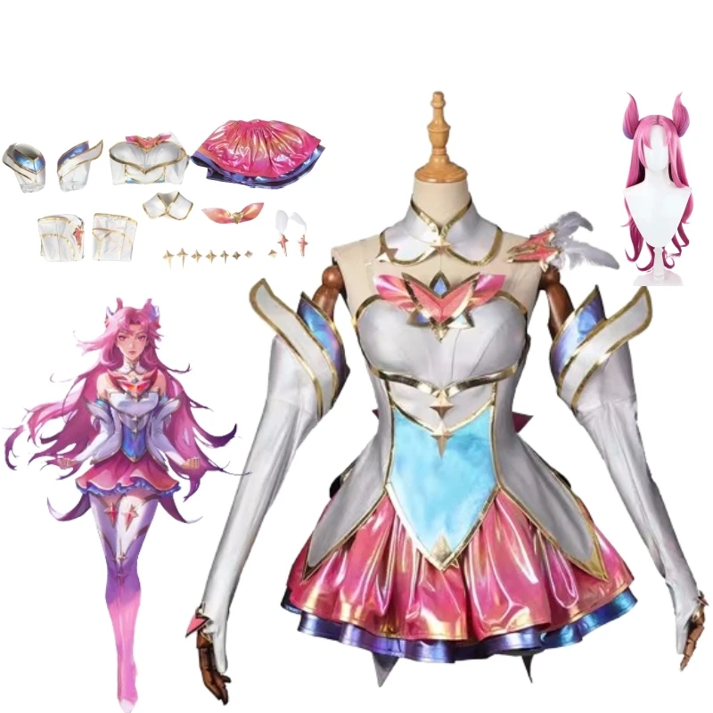 

LOL Star Guardian Kaisa Cosplay Costume Game LOL Kaisa Cosplay Full Set Uniform Halloween Carnival Role Play Suit