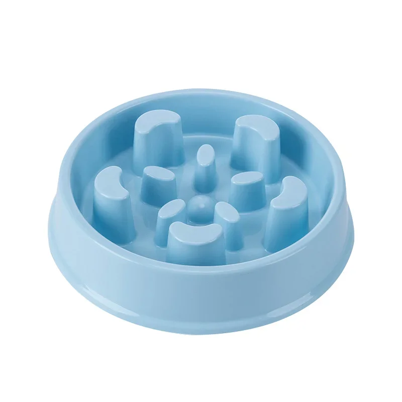 Slow Feeder Dog Bowls Dishes Bloat Stop Puppy Food Water Bowl for Dog Cat Non Slip Slow Eating Puzzle Maze Fun Pet Feeding Bowl