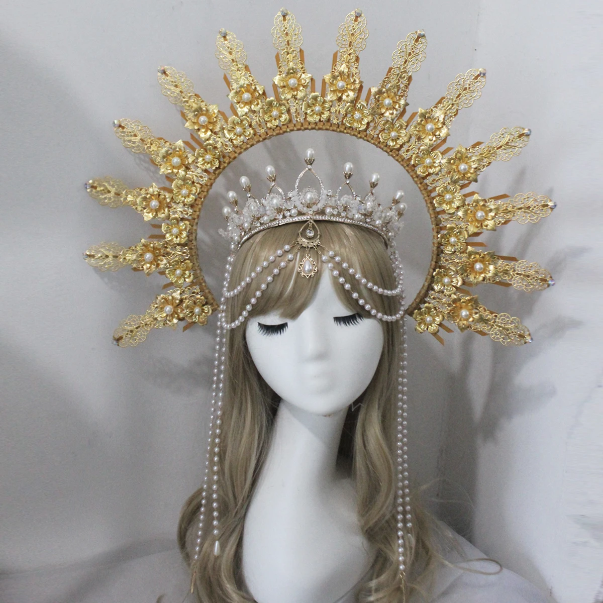 DIY Kit Headpiece Celestial Wedding Goddess Spiked Halo Bridal Headband Wicca Festival Zip Tie Meat Maternity Photography Props