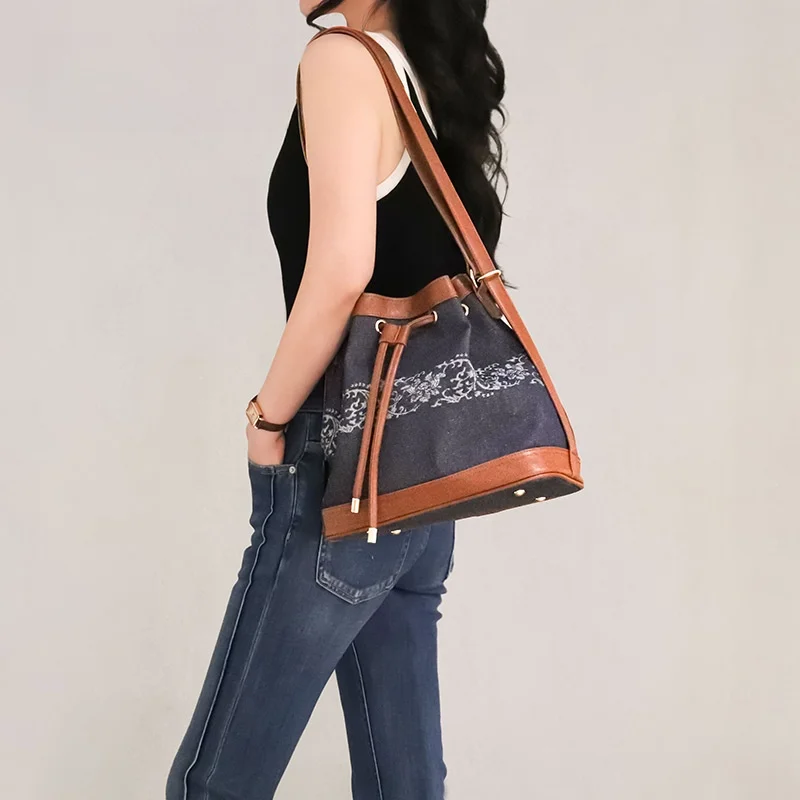 Bolsa de Viagem Portátil para Museu, Média, com Cordão, Bordado Criativo, Presente para o Festival Qixi, Museu Nacional da China