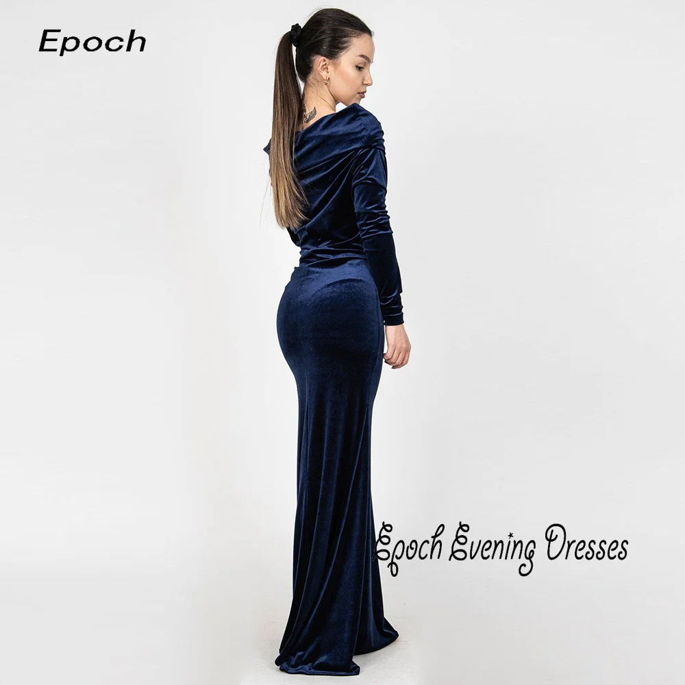 Epoch Velvet Evening Dress فساتين مناسبة رسمية Off The Shoulder Formal Meimaid Fashion Cocktail Prom Gown For Sexy Women