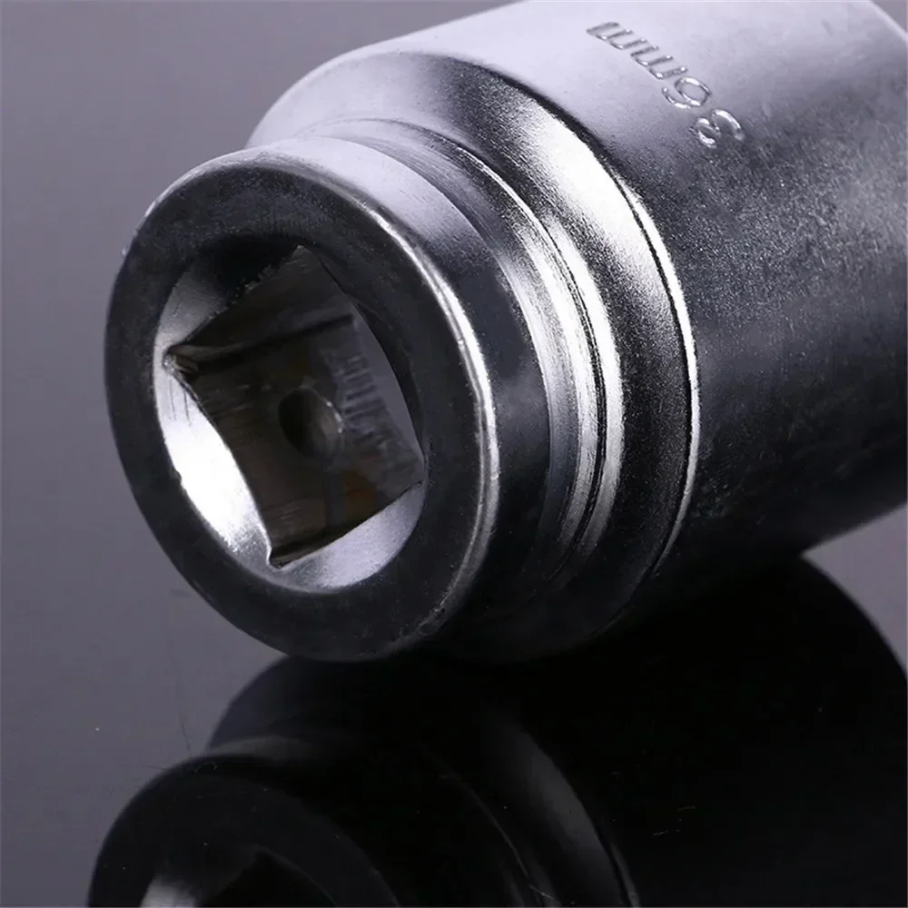Imagem -04 - Heavy Duty Plum Blossom Sockets 36 mm Jumbo Soquete 12 Ponto Porca 45 Steel Bit Chave de Catraca Ferramentas de Manutenção Hardware