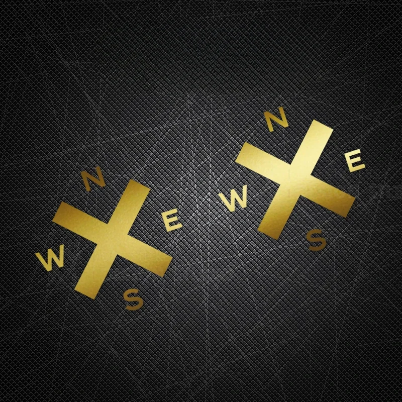 2 قطعة ملصقات دراجة نارية الاتجاه مقاوم للماء لتقوم بها بنفسك لوحات جانبية للدراجة النارية خزان الوقود هدية سكوتر شارات الفينيل ديكور رائع #2