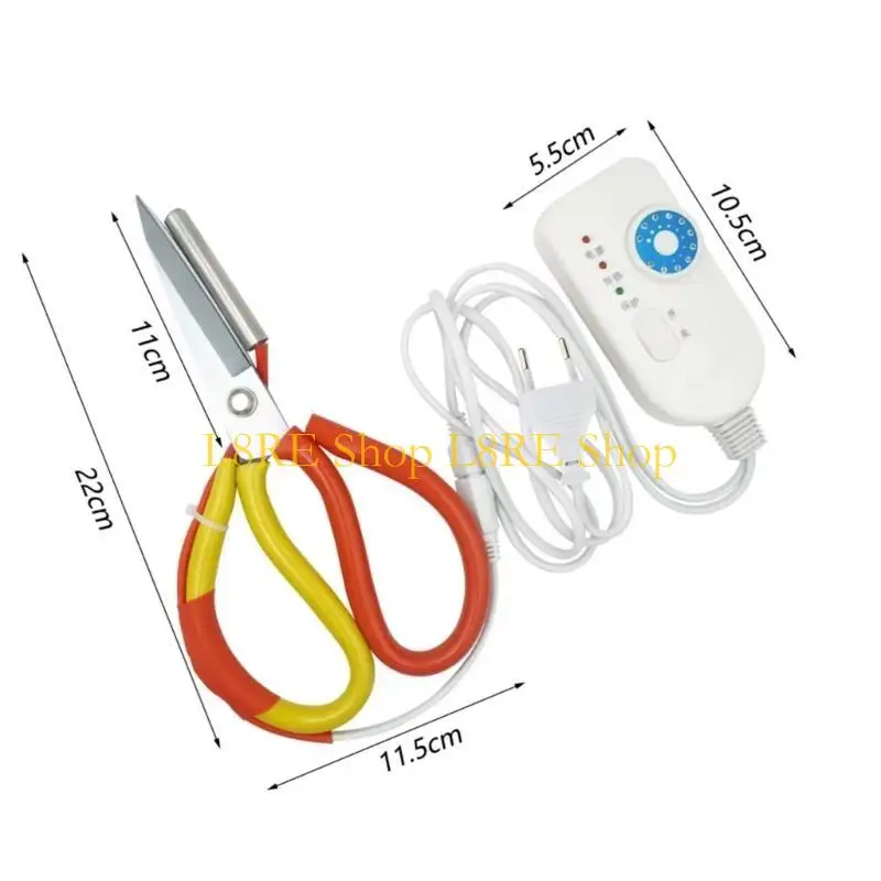 L8re Strumento taglio del tessuto per riscaldamento elettrico regolabile per sartoria con il controllo della temperatura e