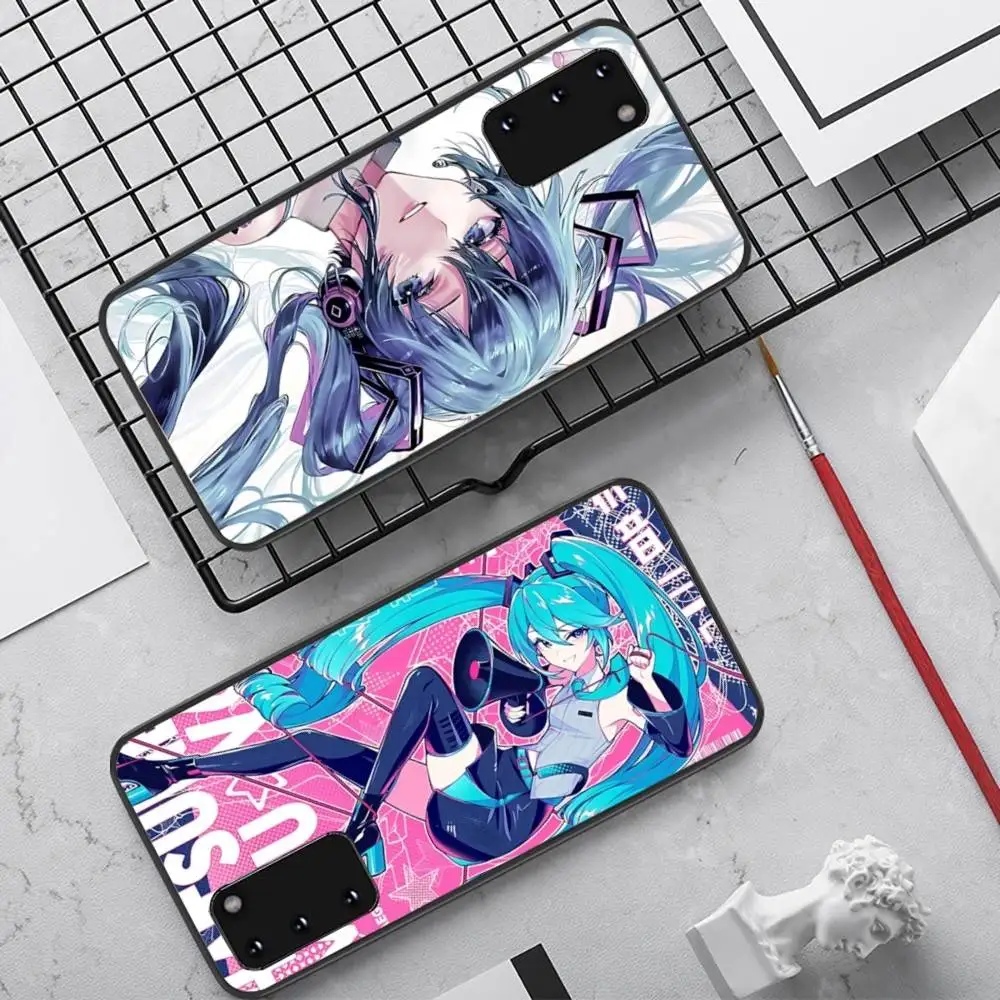 Virtual Singer H-Hatsune-M-MikuS Famous Phone Case For Samsung S 24 Fe 25 Ultra Plus 20 Lite 21 30 22 23 24 22 Ultra 5G Fundas