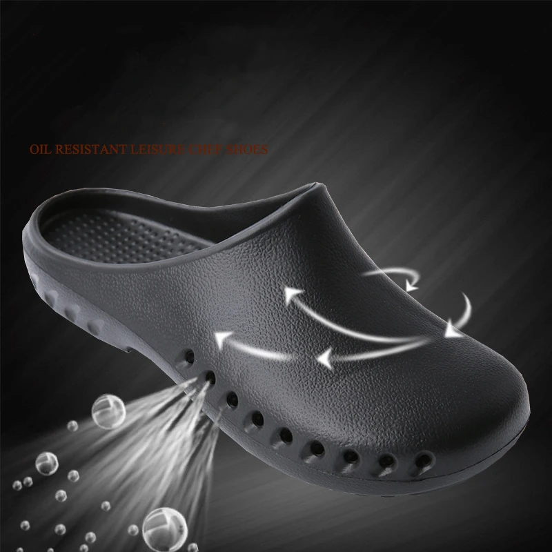 Hospital Medical Surgical Shoes Lab Operating Room Slippers Anti-slip Doctor Protective Shoes Kitchen Work Chef Shoes Men Women