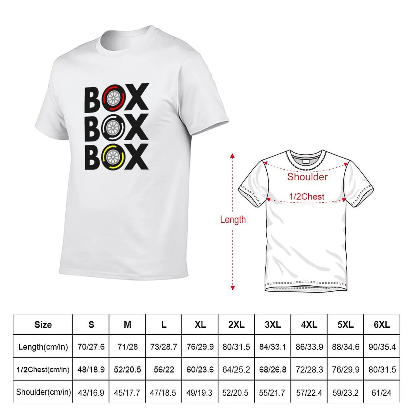 Box Box Box F1 Tyre Compound Design T-Shirt t shirt man luxury t shirt for man t shirts for man graphic funny T-Shirt