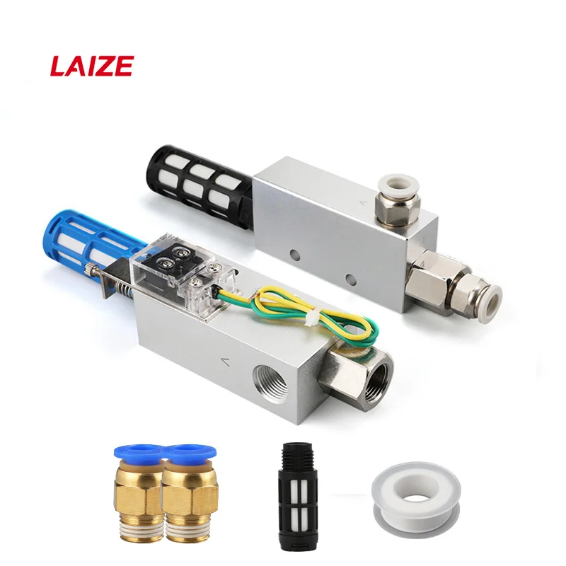 LAIZE Pneumatic Vacuum Generator Suction Cup Negative Pressure Control Air Exhaust Ejector CV-10HS CV-15HS CV-20HS CV-25HS