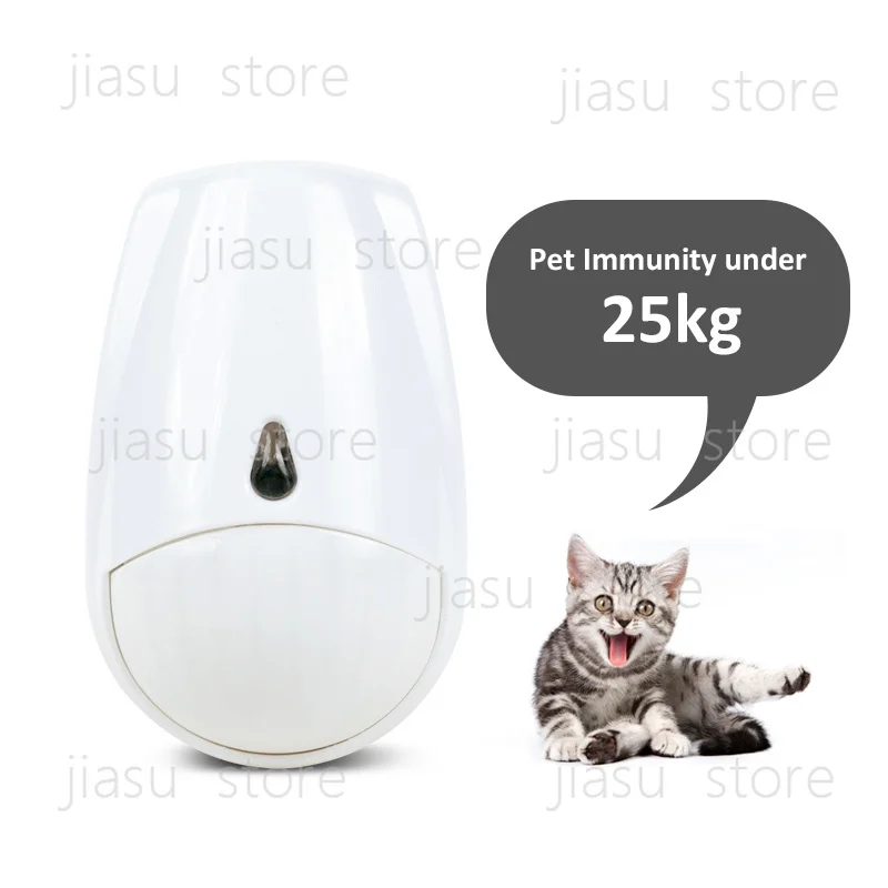 MC-335R Focus 433MHz Wireless Passive Infrared Motion Detector Anti-pet 110 Degree 9m Detection Range