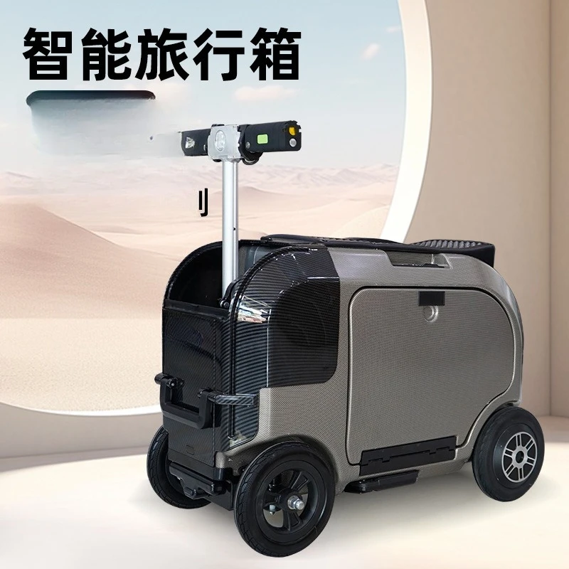 Large-capacity aviation-grade aluminum alloy load-bearing safety smart lock new smart electric suitcase