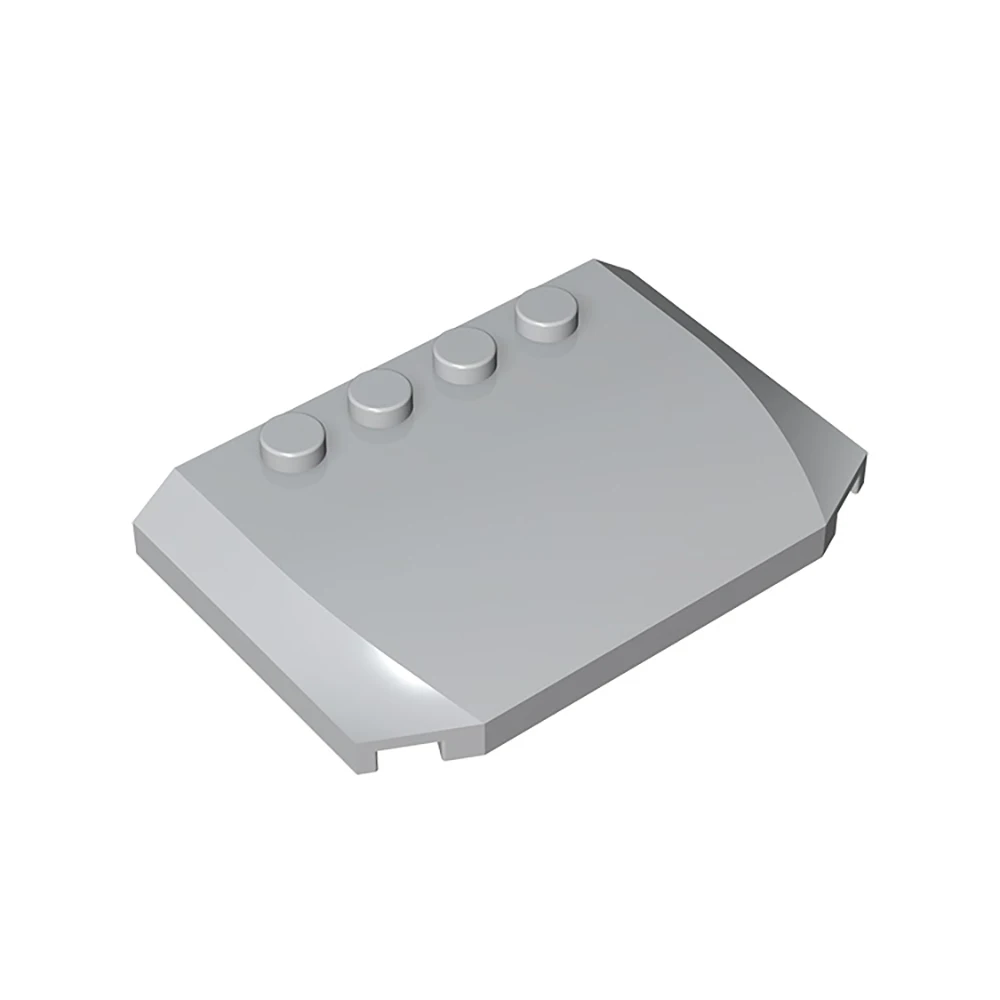 Детали для строительных блоков 7 шт. s-huazhi 52031 4x6x 2/3 клиновидная крышка аксессуары MOC/DIY Творческий игрушечный набор