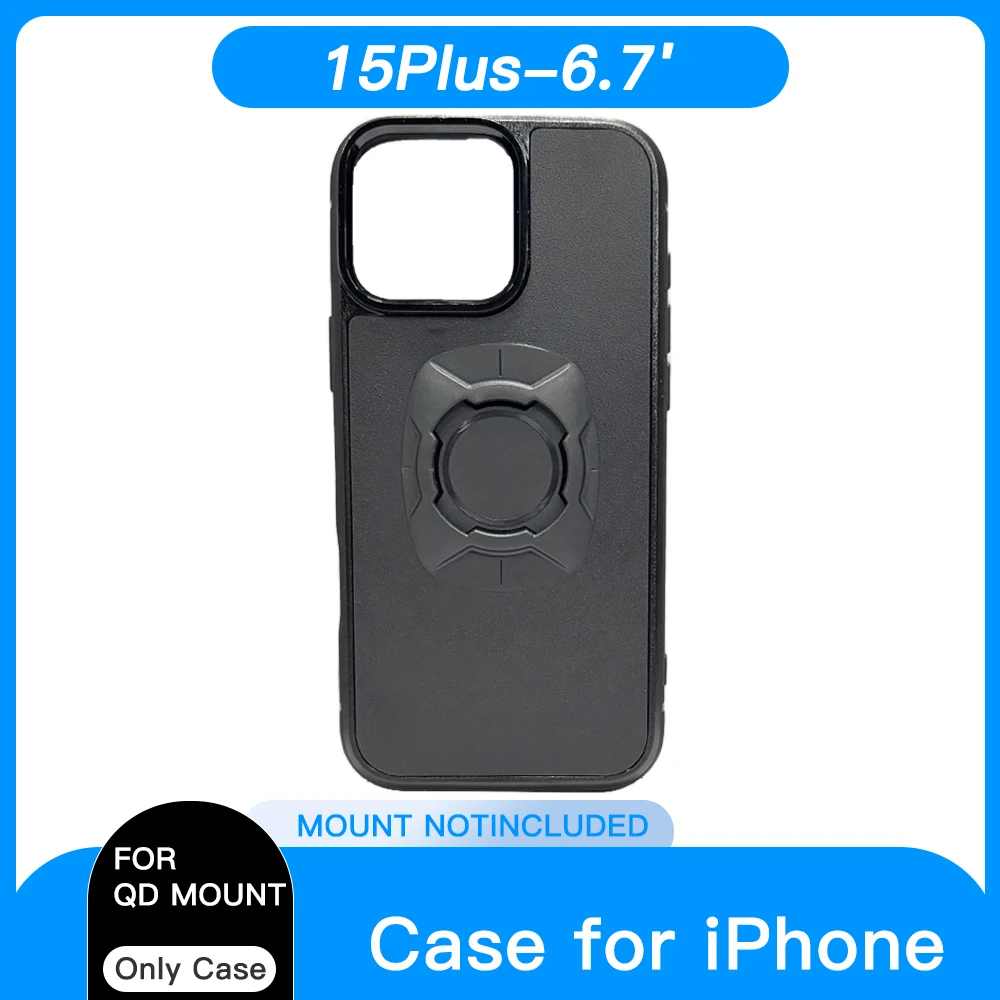 Twsit Lock Phone Case Holder MotorCycle Bicycle iPhone case Quick Lock Fit for Quad System Phone Mount/Holder 14 15 16 Pro Max image 3