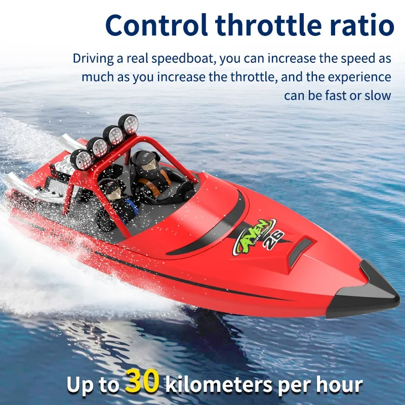 2.4g Remote Control Jet Speedboat Tx725 High-Speed Boat Electric Turbojet High-Horsepower Waterproof High-Speed Boat Toy Gift