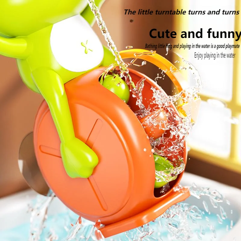 Adorable jeu d'eau de bain en forme de grenouille, jouet amusant en plein air, piscine de plage d'été, cadeau parfait pour les cadeaux de fête d'anniversaire pour enfants