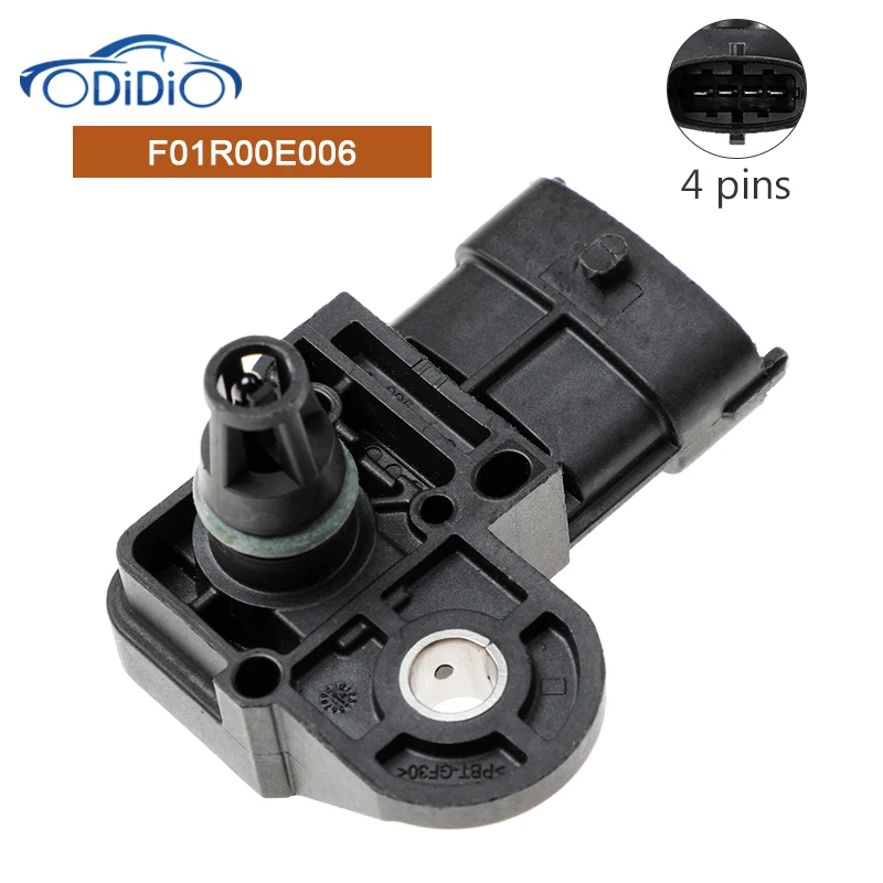 

F01R00E006 4 Pins MAP Manifold Absolute Pressure Sensor For Haval H6 Great Wall C50 COWRY 1.5T BYD G6S7