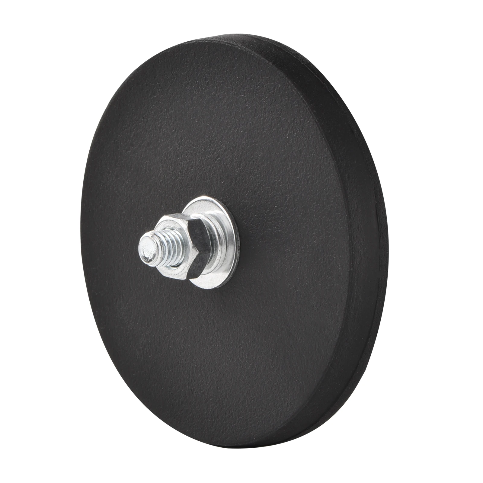 2 Pcs WD66 Rubber Coated Magnets, 44LBS Anti-Scratch Neodymium Magnet Base with M6 Threaded Magnet for Home Hanging and Outdoor