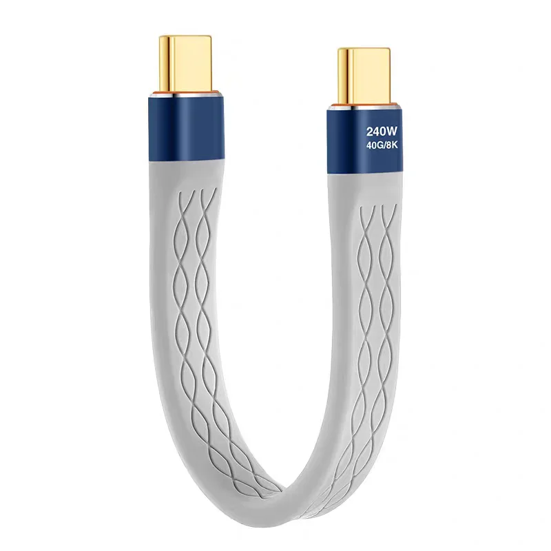 

Dual TypeC Full Function Data Cable Double Headed USB4 Short Wire Male To Male For High Speed Transmission FPC Charging