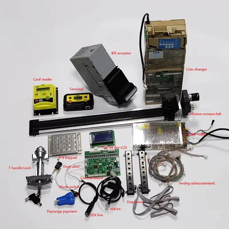 

Vending Machine Spare Part Kit for Conveyor Belt Vending Machine Available for MDB/DEX Protocal with Drop Sensor