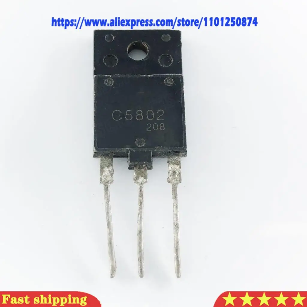 5pcs 2SD1880 D1880 C5802 2SC5802 TO-3PF 1500V 8A