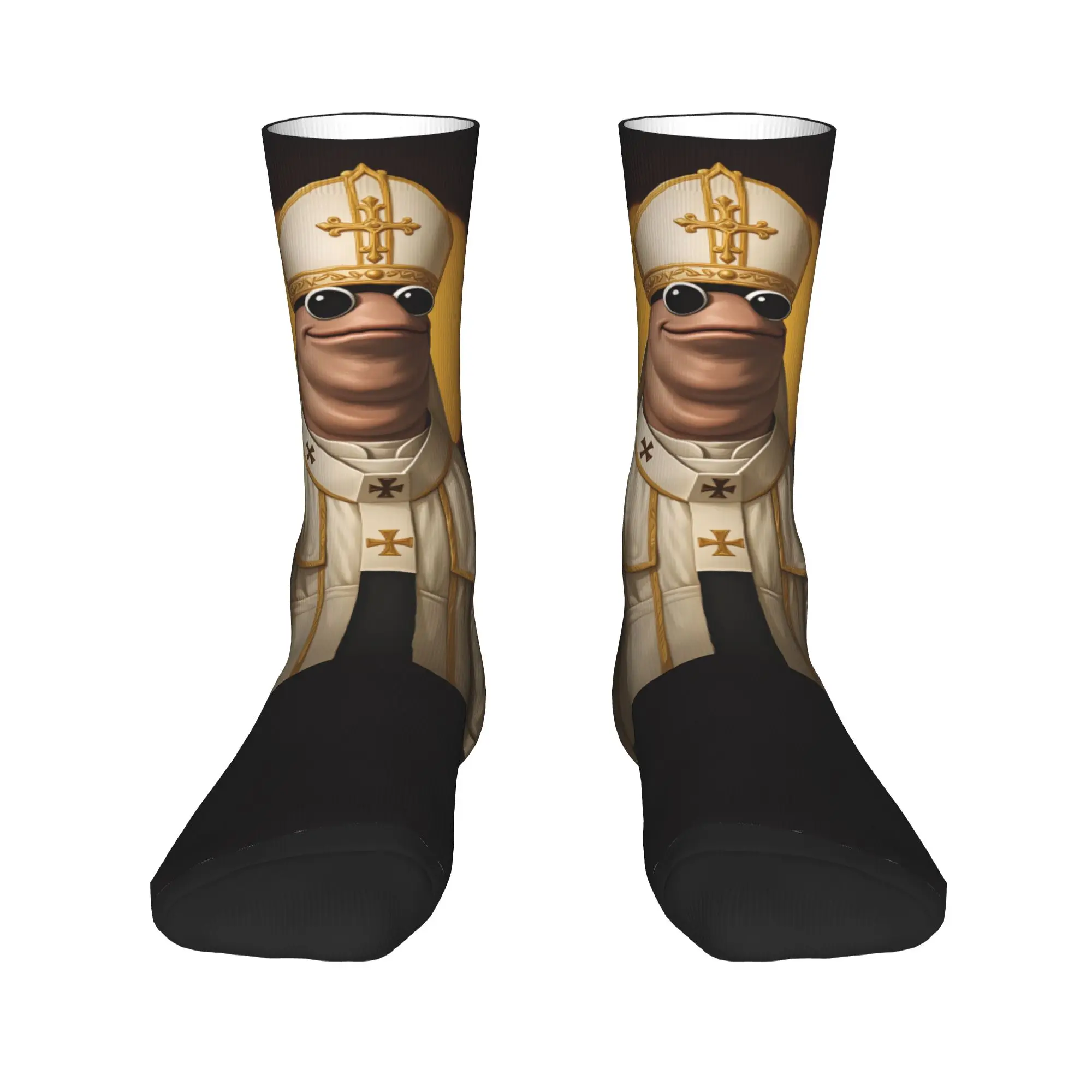 Funny Robert Help Marcus The Worm Socks  Casual Stockings Adults Men Comfortable Climbing Socks Autumn Graphic Anti Sweat Socks