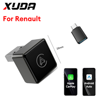 XUDA Wireless Carplay Adapter Android Auto Wireless Smart Dongle 2in1 For Renault Arkana Captur Clio MEGANE AUSTRAL ZOE E-Tech