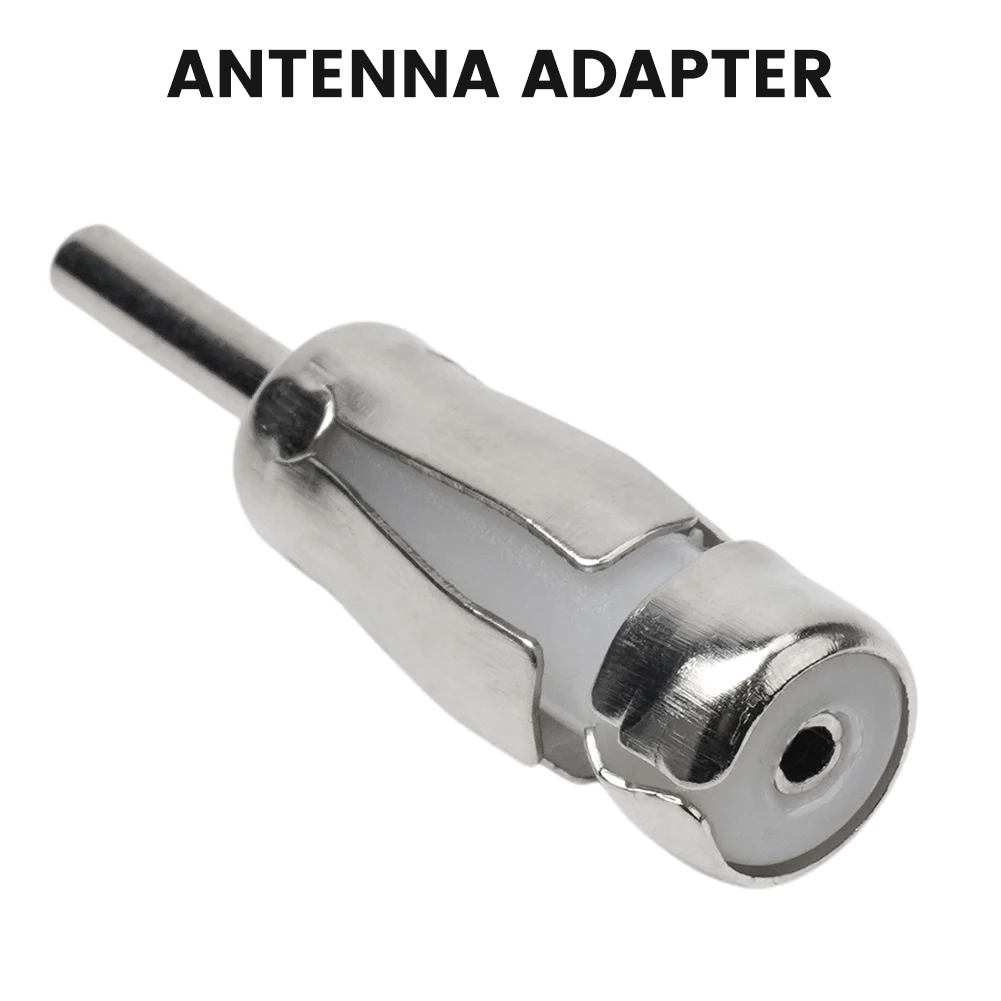 

Automotive Antenna Adapter Car Radio Antenna Adapter Commonly Used Fits Old Style DIN Male Connector Alloy+PVC Material