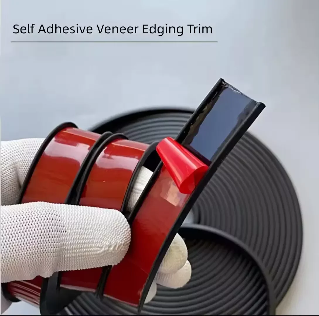 U-Shaped Sealing Strip For Motorhomes Closure Trim For Wardrobes Tables Self-Adhesive Decorative Edging Strip For Timber Panels