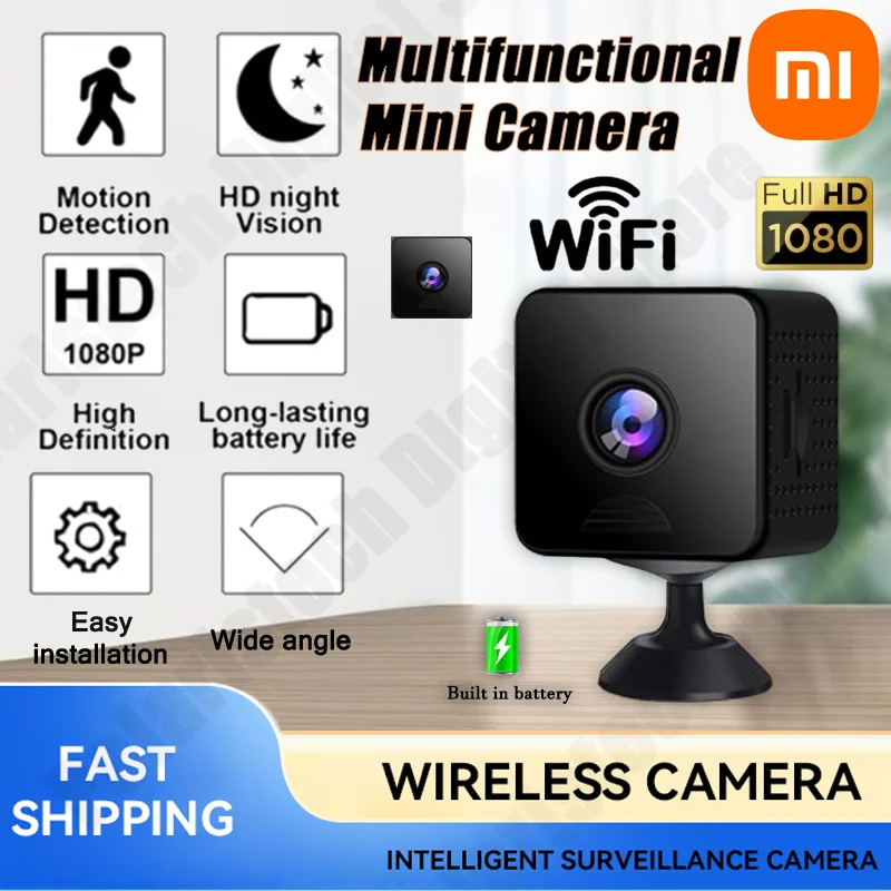 Xiaomi Mini Camera WiFi 1080P Voice Intercom Remote Monitor Night Vision Smart Camera Baby Pet Monitor Security Protection Cam
