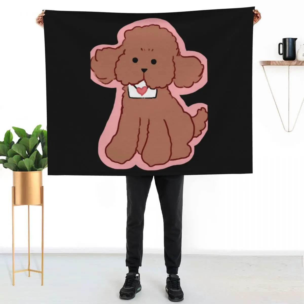 Makkachin Throw Blanket Bed Custom Decorative Throw Thin warm winter Decorative Sofa Blankets