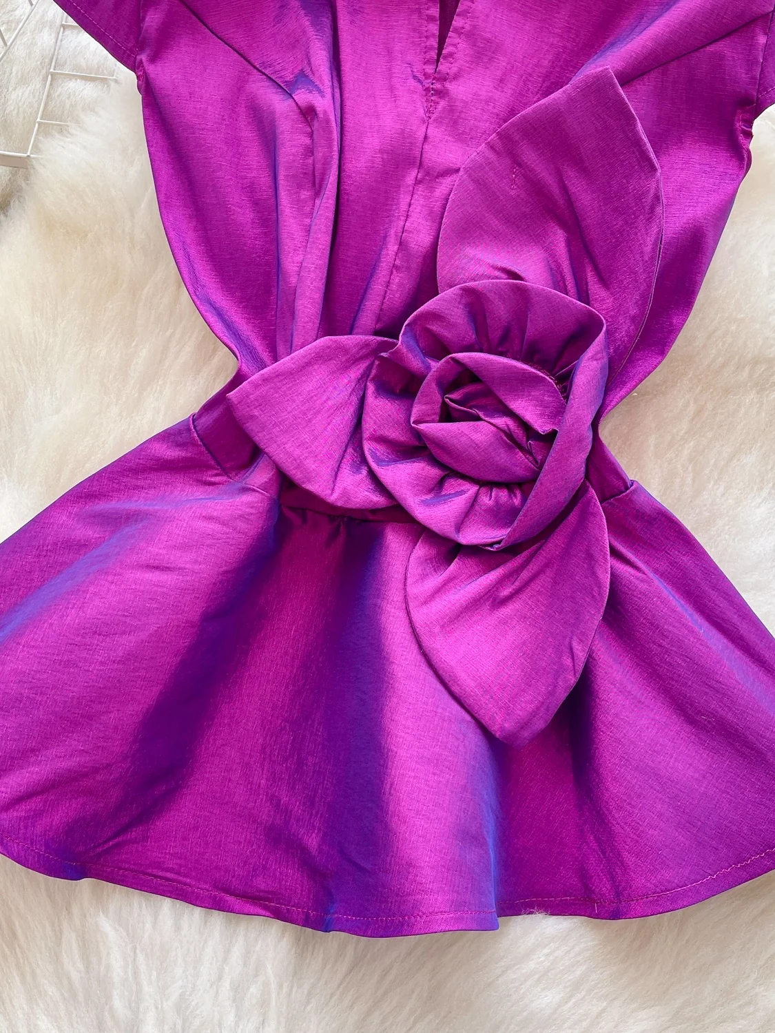 Ele ort Sve femmes irt Floral embelli taille-collant ourlet haut-bas respirant fibre de polyester décontracté irt