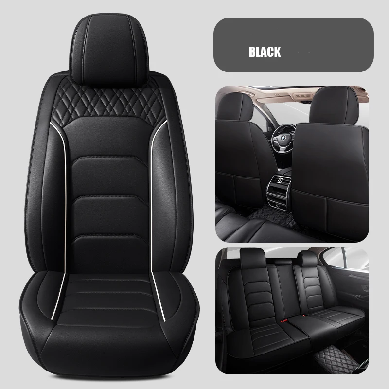 

Full Set PU Leather Car Seat Cover For Opel Corsa D E F Insignia Astra J K H Vectra C B Grandland X Honda Fit Auto Accessories