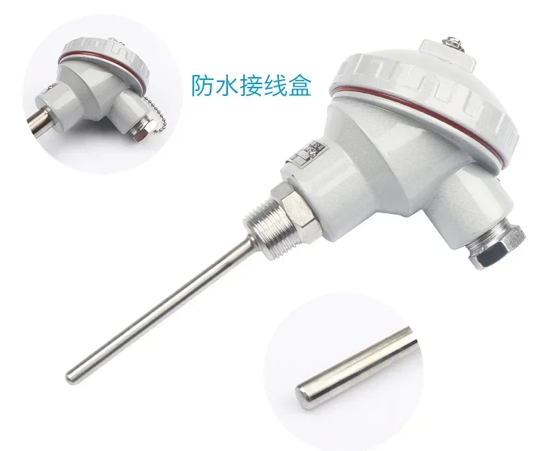 Integrated Thermal Resistance Pt100 Temperature Transmitter WZPB-231 Threaded Pipe, Platinum Thermal Resistance Class A