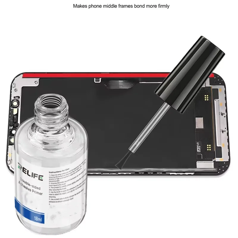 RELIFE G-22 Phone Middle Frame Bonding Glue Suitable for Multiple Materials Built-in Small Brush Double-sided Adhesive Primer