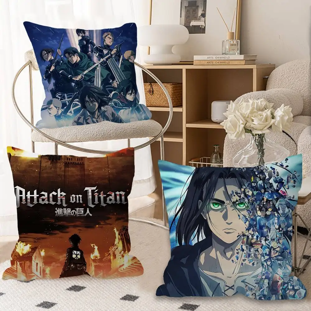 A-Attack on Anime T-Titanes Lucky Dragon pillow cover sofa cushion cover home room decoration children gift