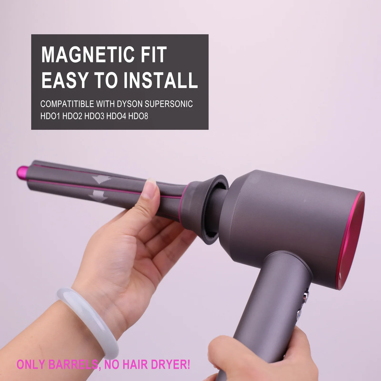 New For Dyson Airwrap Supersonic Hair Dryer Curling Attachment Automatic Hair Curler Barrels And Adapters Styler Curling Tool