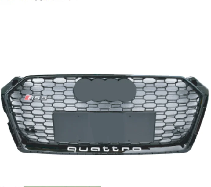 accesorios para autoGloss Black Grille Suitable For  RS5 2017-2019 Grille  Frame Quattro Sliver for Classic Auto Parts