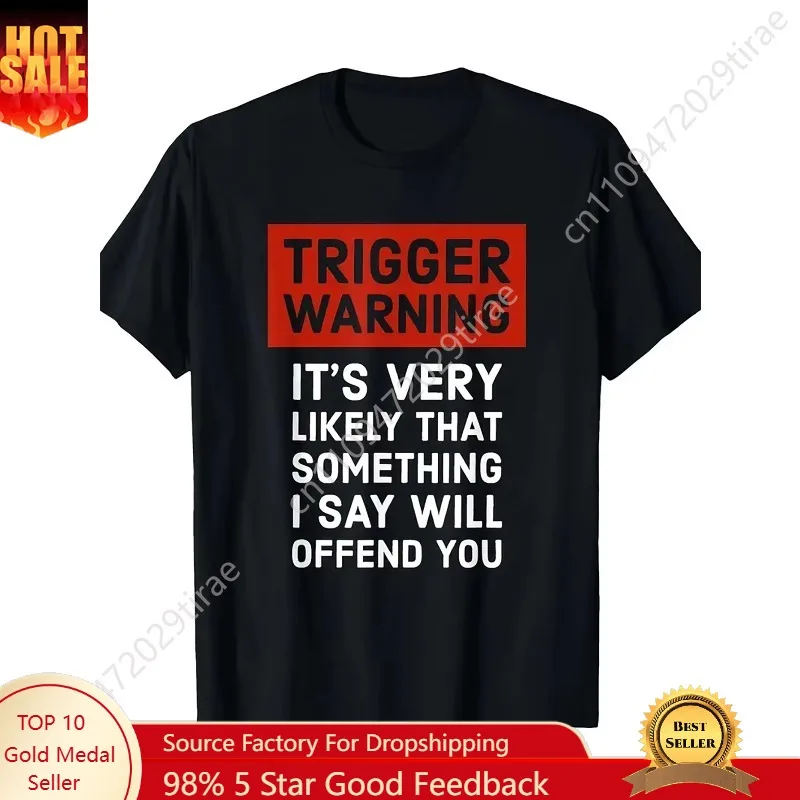 Herren-Freizeit-T-Shirt aus Baumwolle mit Humoristischen Aufdrucken, Rundhalsausschnitt und Komfortablem Stil für Alle Jahreszeiten