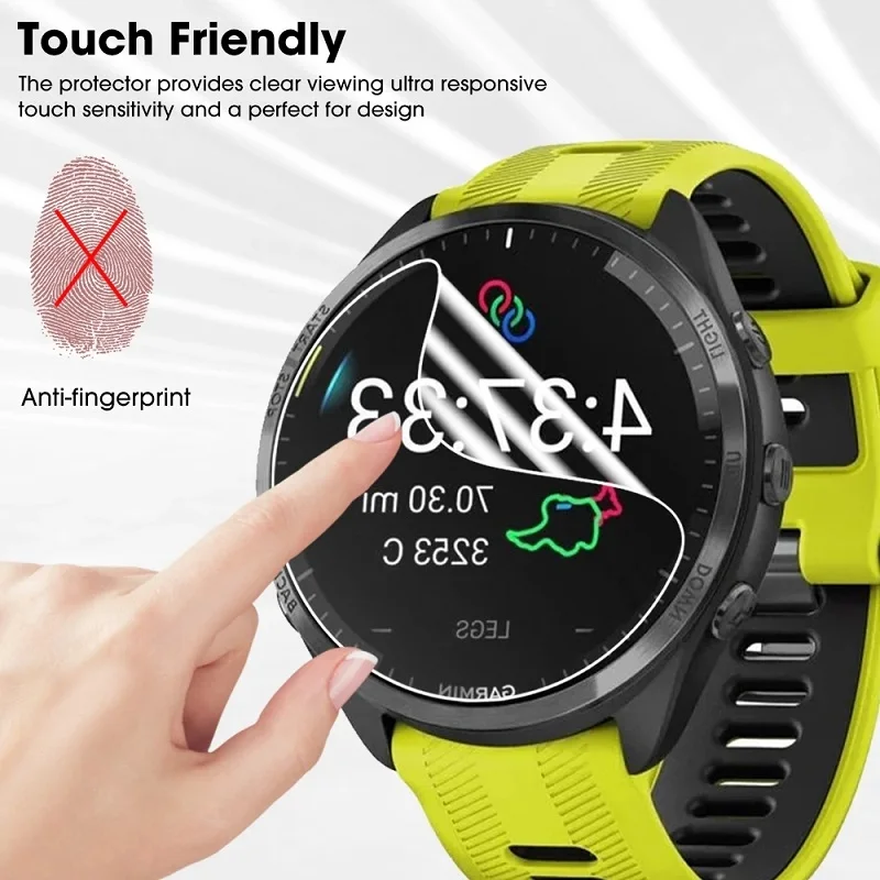 for Garmin Forerunner 165 265 265s 965 Screen Protector Hydrogel Film for Garmin Forerunner 255 255s 955 Film Foil Protection