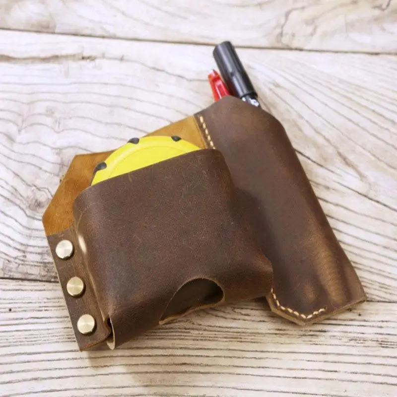 Tape Measure Holster Screwdriver Holster Pocket Belt Pouch Tool Carrier Holder Screwdriver Holster Pocket Large Measure Tape