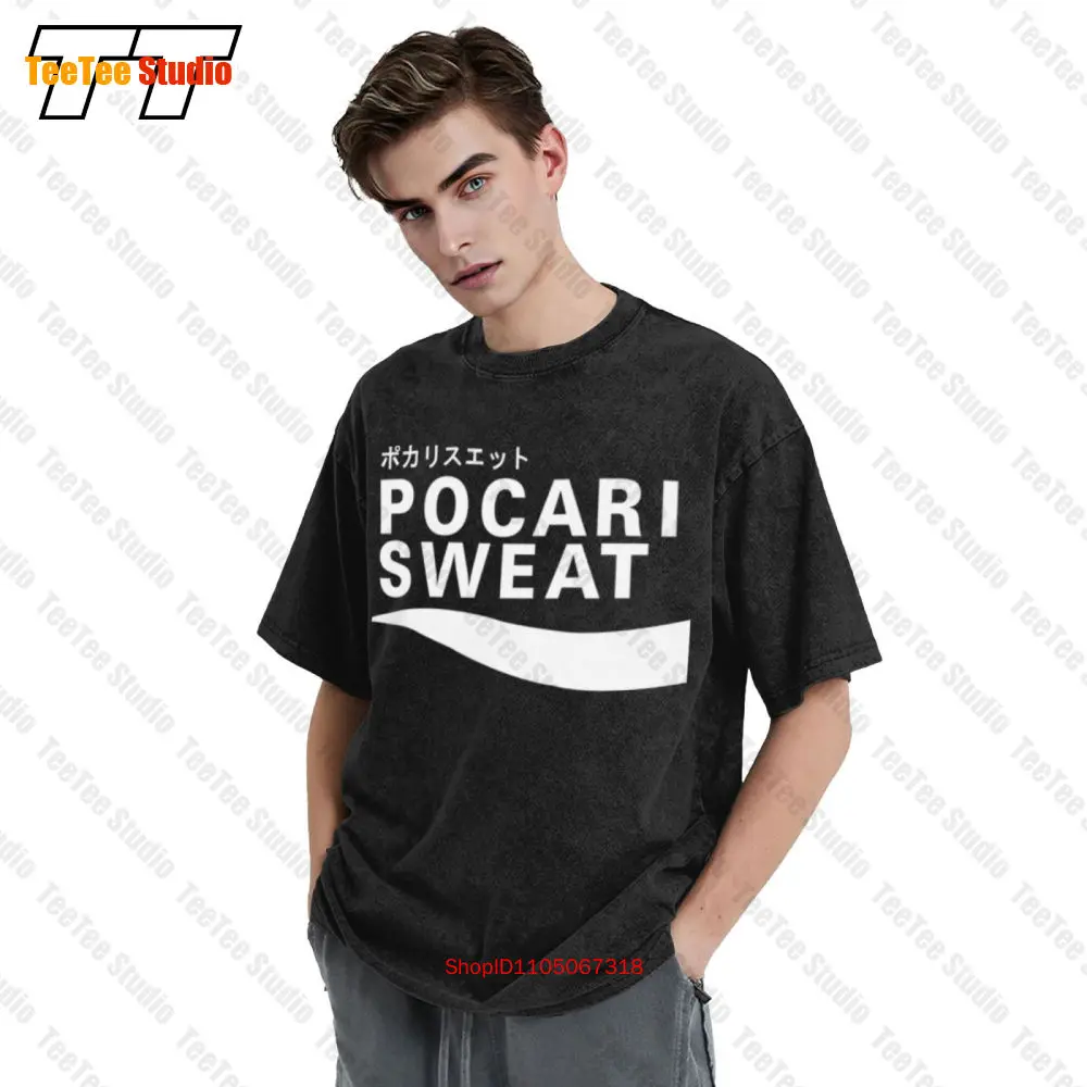 Pocari Sweat Japanese Logo Vintage Oversized T-Shirt MFTU image 3