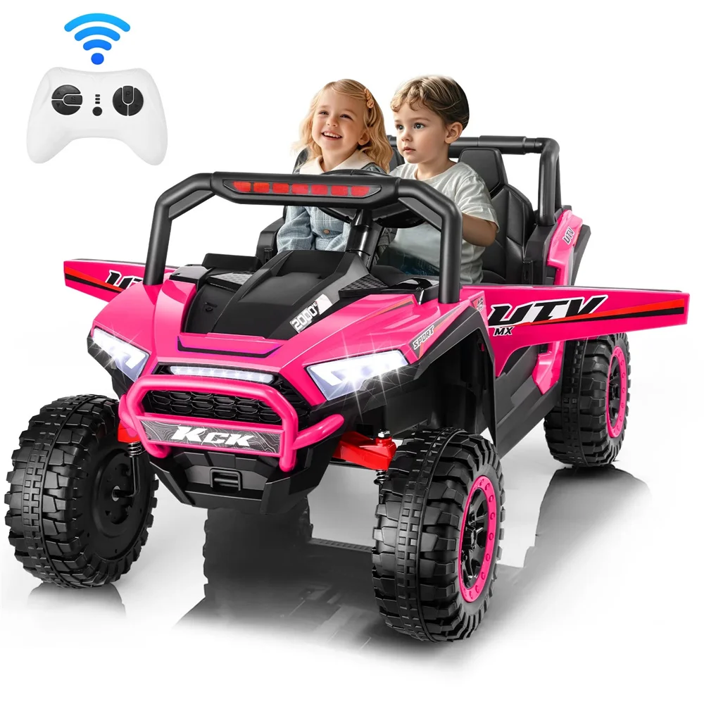 12V Kids Ride On UTV Car for Kids Electric Car Toys 4 Wheeler Off-Road W/Remote  Battery Powered Equipped with Music