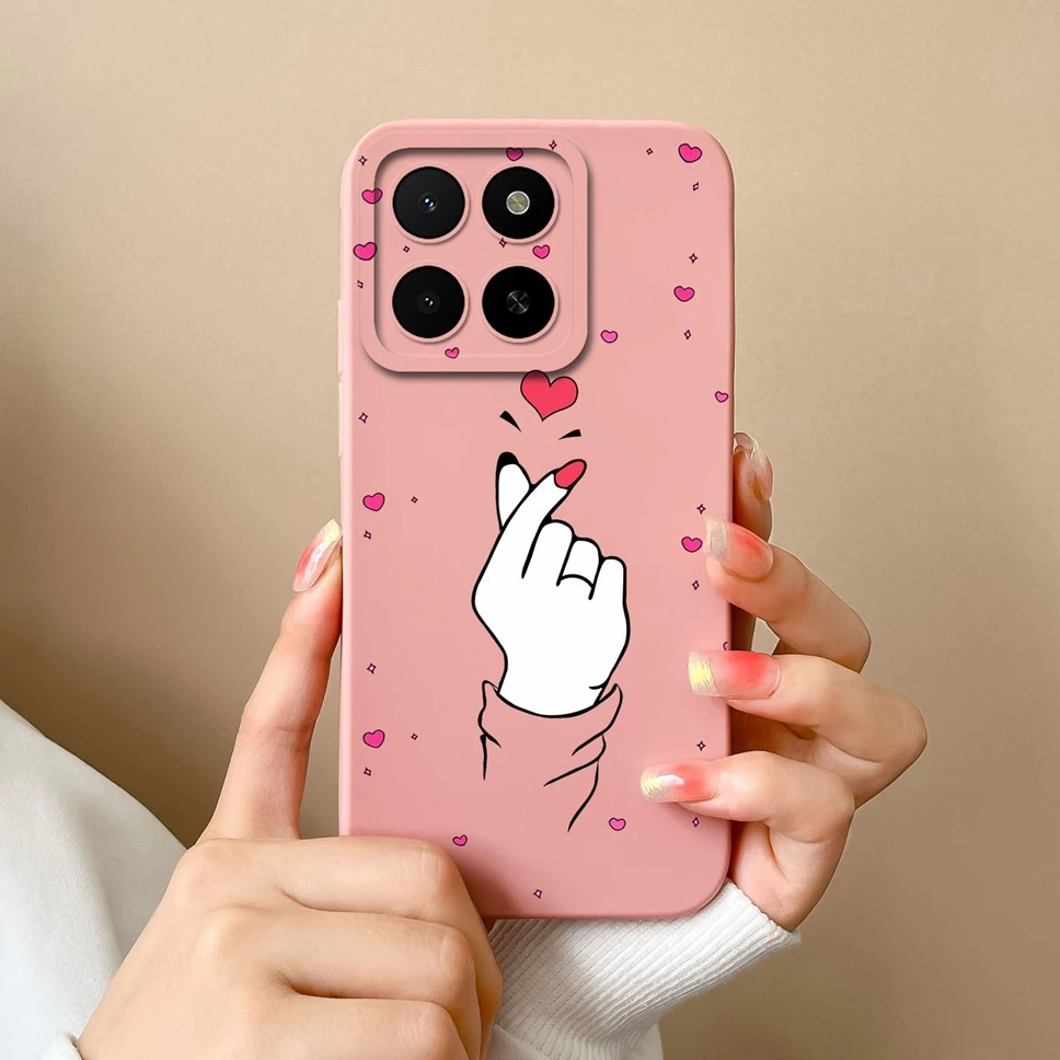 For Honor X5b Plus X5B 4G Phone Case Cute Dinosaur Camera Protection Soft Silicone Shell Back Cover For Honor X5b+ X 5B Fundas