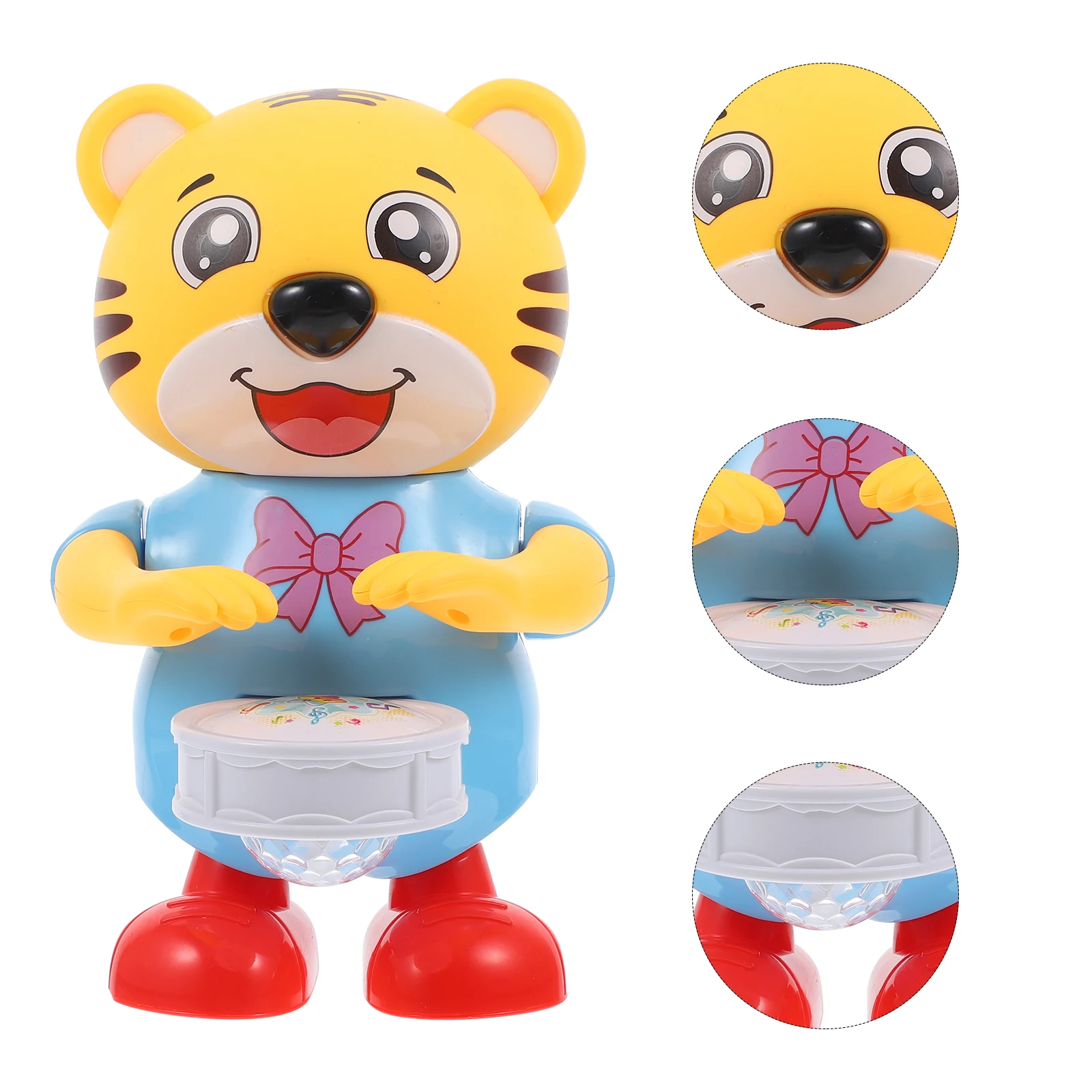 ドラムビートタイガーロボット子供音楽おもちゃおもちゃ赤ちゃん電気動物ミュージカルダンスベビー Abs キッズ歌