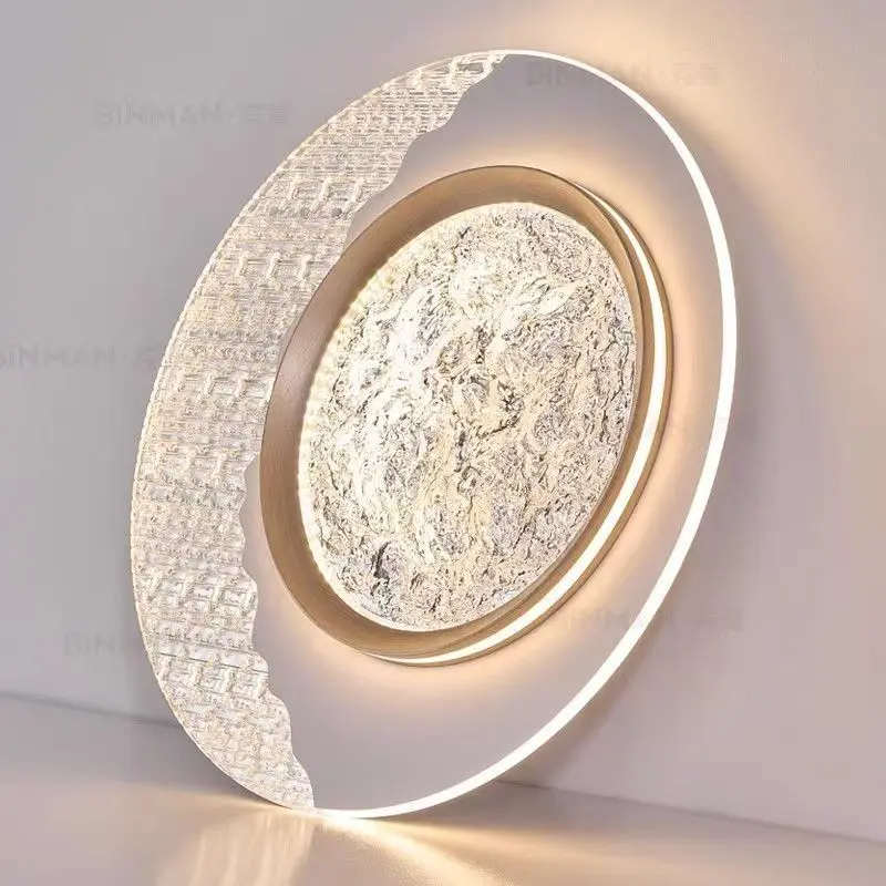 LED ضوء السقف الحديثة بسيطة دائرية 3 ألوان رقيقة جدا ضوء الزخرفية غرفة المعيشة غرفة نوم الممر داخلي المنزل الخفيفة #4