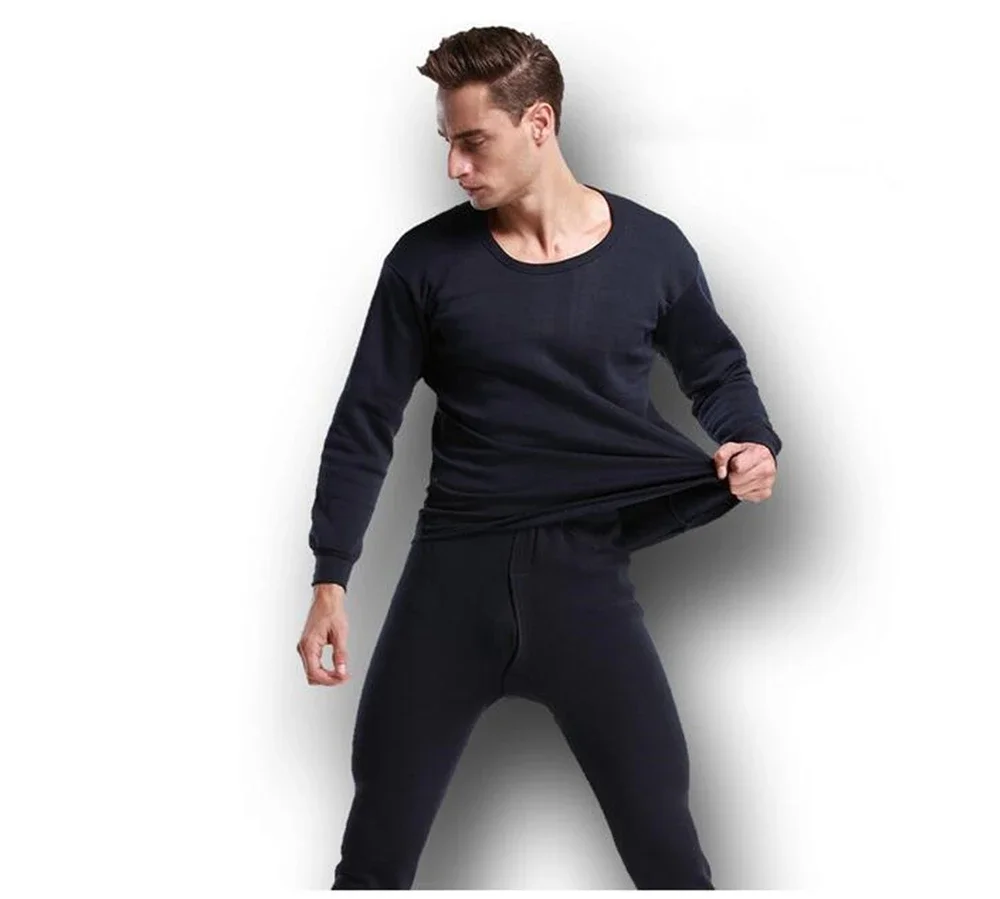 Keep Warm Thermal Underwear Sets for Men Winter Thermo Underwear Long Johns Winter Clothes Men\'s Underwears Thick Resist -50°C