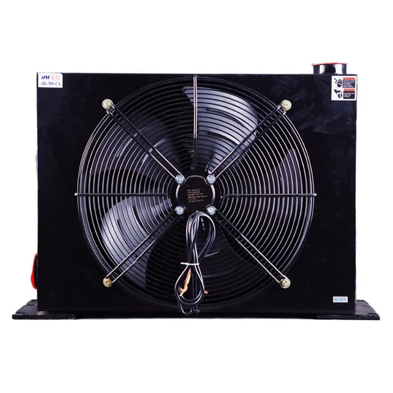 Hot Selling Plate Fin Air Oil Cooling Cooler Hydraulic Heat Exchanger Fan For Large Loaders